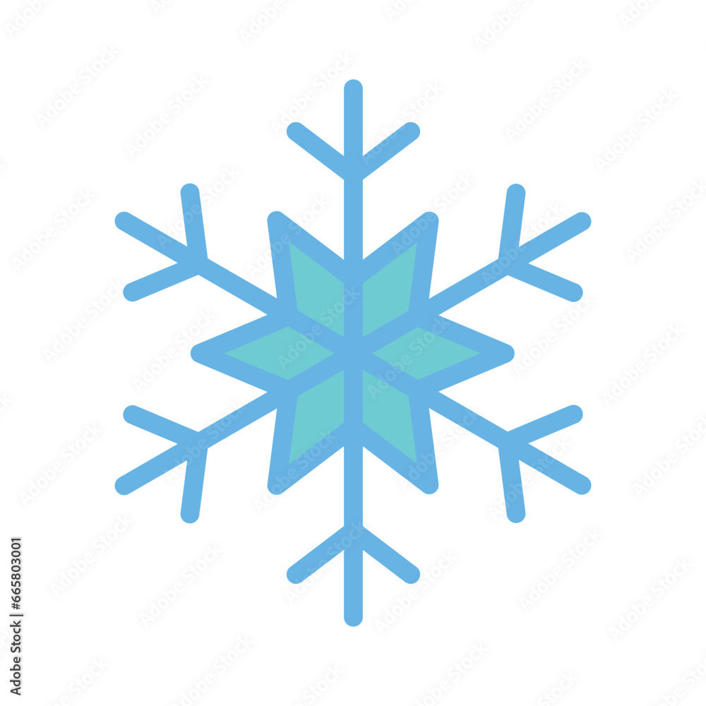 Snow flake icon design, illustration design Snow flake icon design, illustration design