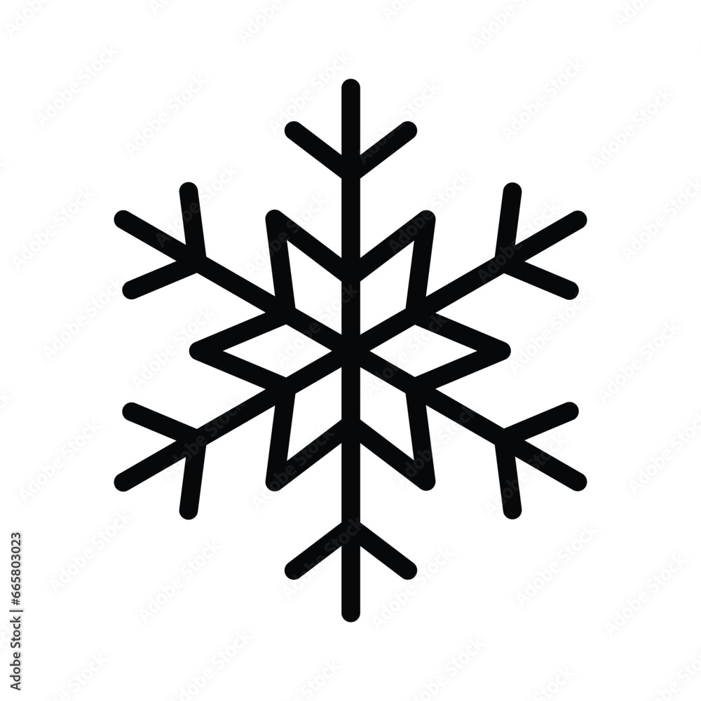 Snow flake icon design, illustration design Snow flake icon design, illustration design