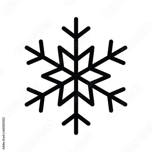 Snow flake icon design, illustration design