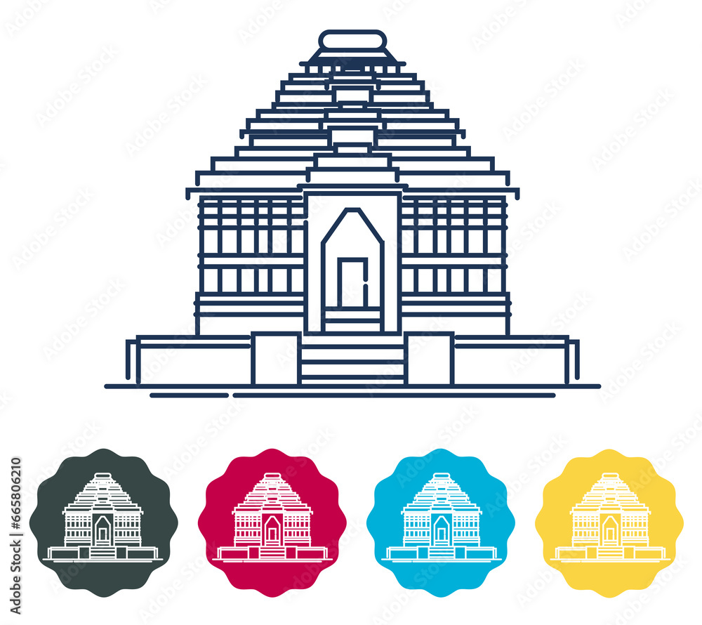 Konark Sun Temple - Odisha - Icon