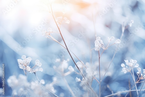 Universal winter background - generative ai © BrandwayArt
