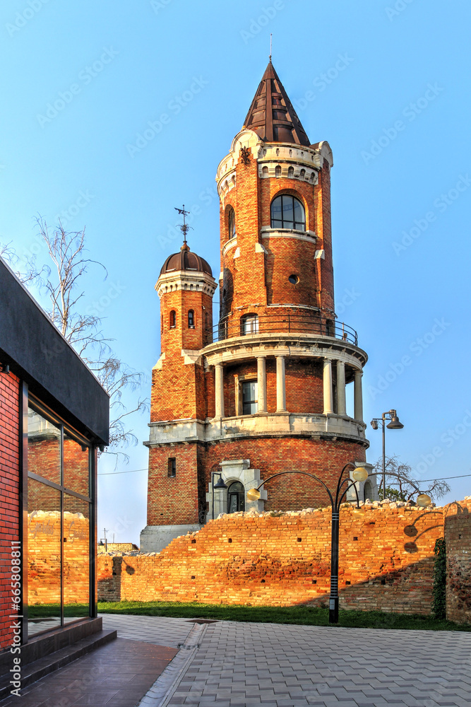 Obraz na płótnie Gardos Tower, Zemun, Belgrade, Serbia w salonie