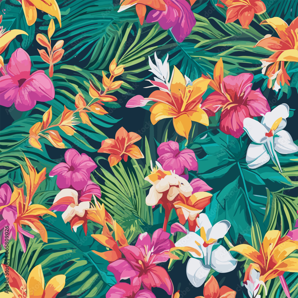 pattern with flowers pattern with flowers