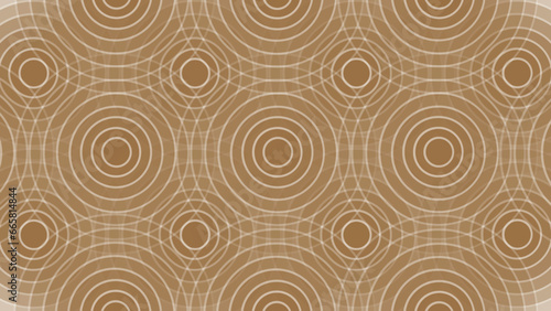 Brown abstract background with circles