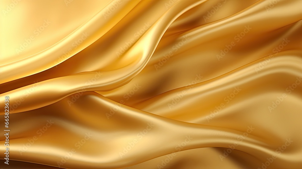 Fototapeta premium golden satin background - generative ai