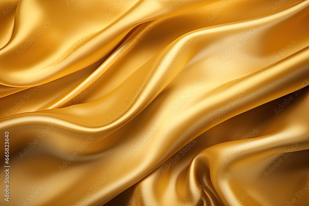 Fototapeta premium golden satin background - generative ai