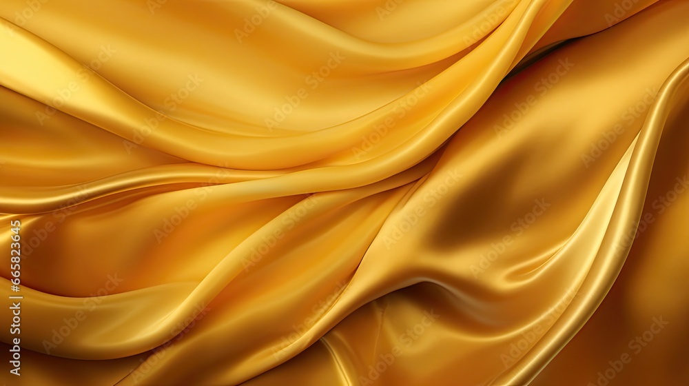 golden silk background - generative ai golden silk background - generative ai