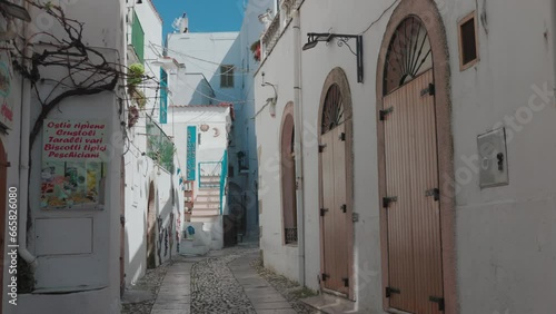 Beautiful architecture of Peschici, Italy photo