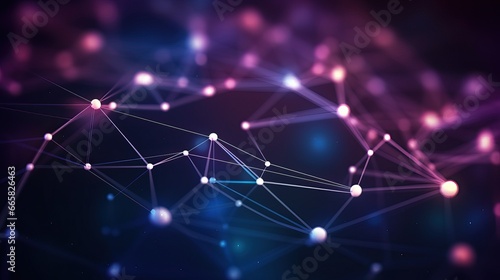 connections of technology futuristic Network, connection concept with connecting glowing dots and lines circuit background, connections of technology background, wallpaper.