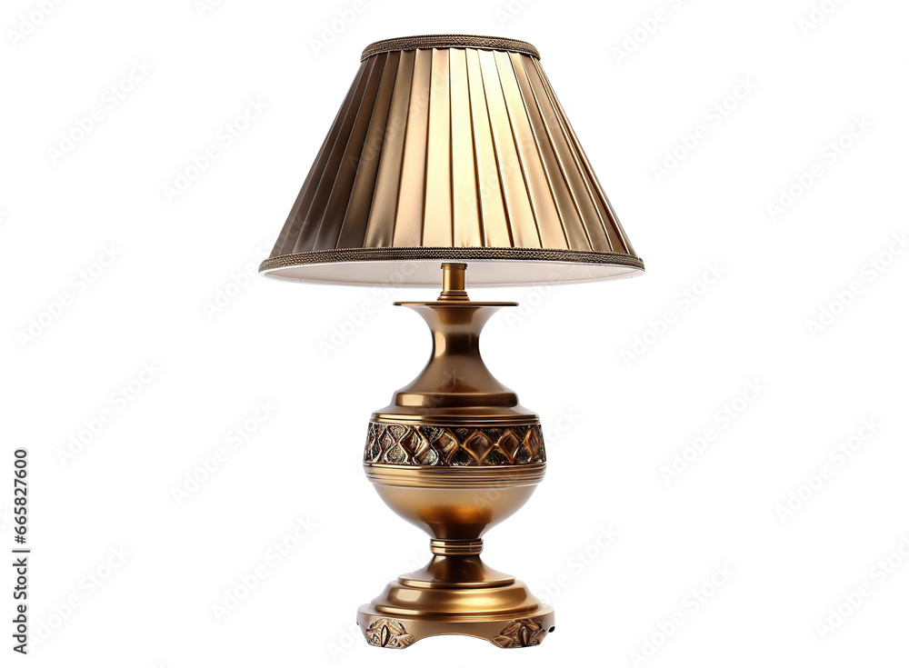 Stylish table lamp cut out Stylish table lamp cut out