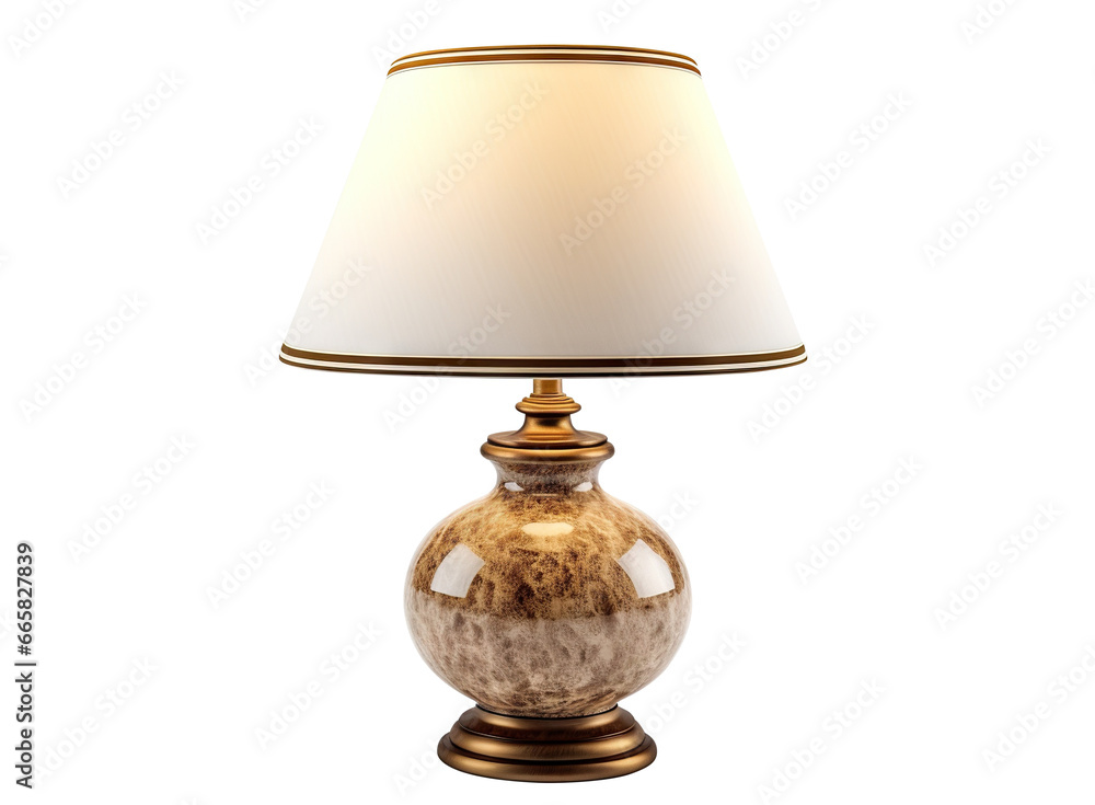 Stylish table lamp cut out