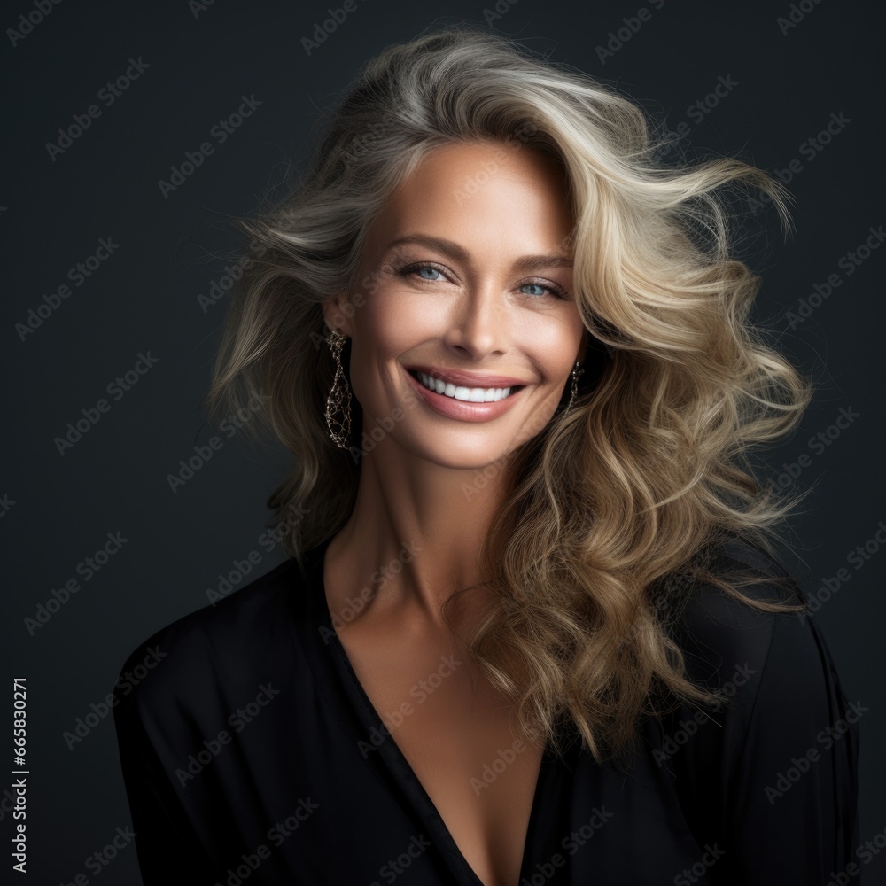 photo portrait of a beautiful blonde woman with a perfect smile. Fashion and beauty. photo portrait of a beautiful blonde woman with a perfect smile. Fashion and beauty.