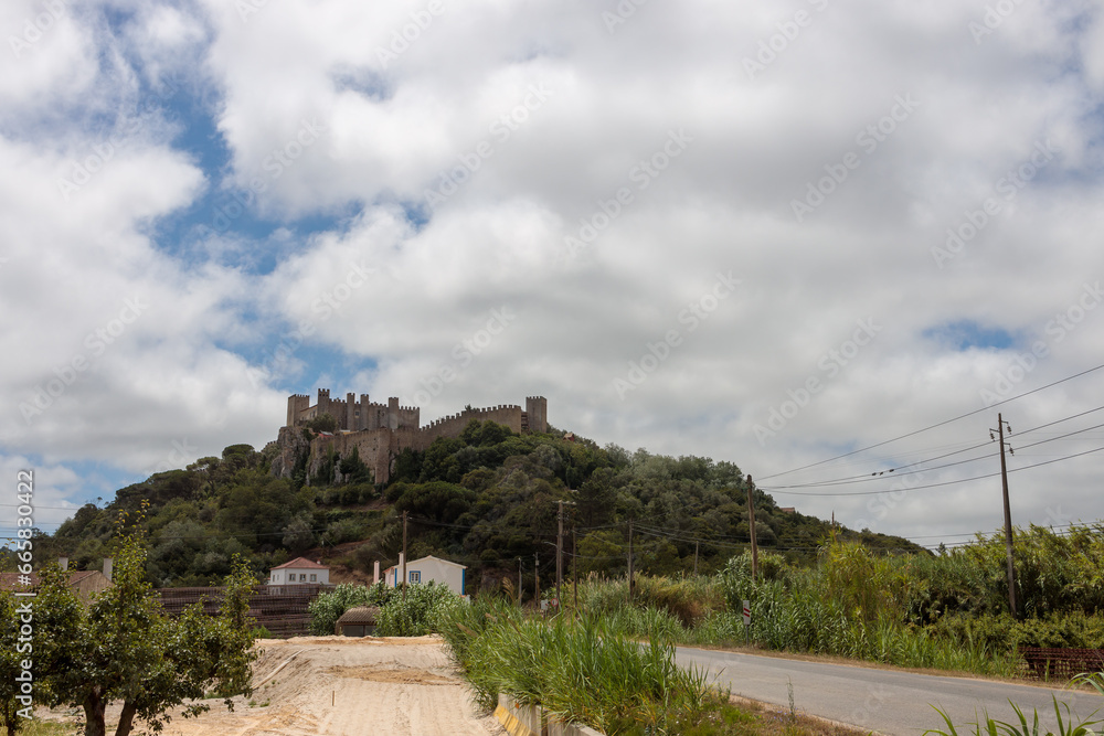 Fototapeta premium The Road to Obidos Castle