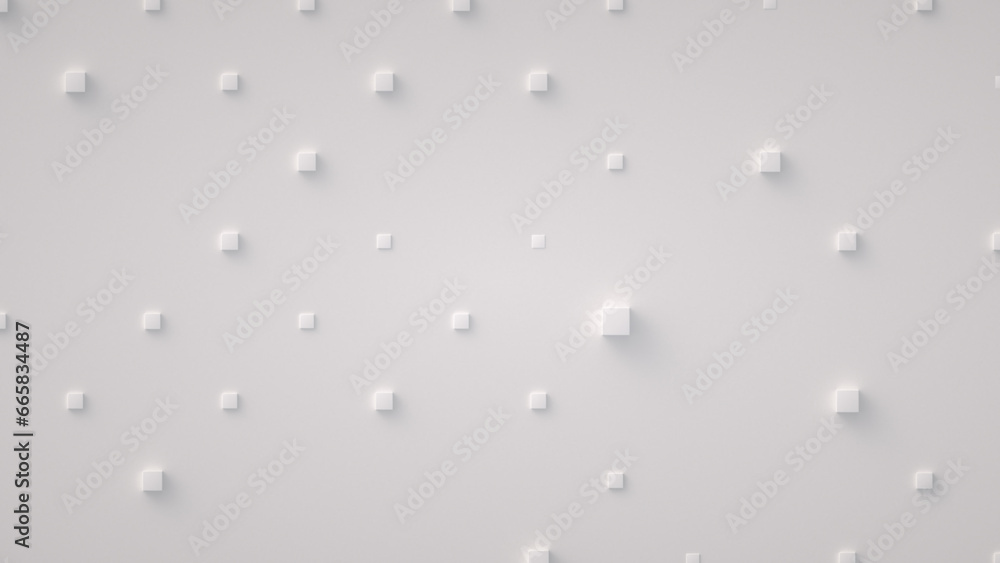 Abstract background with cubes on light ivory, porcelain surface. Abstract background with cubes on light ivory, porcelain surface.