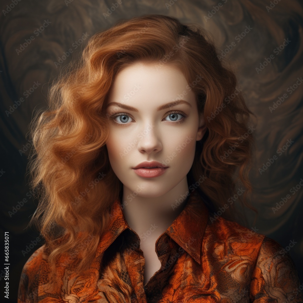 Studio portrait of a beautiful young woman with beautiful makeup on a plain background. Style, fashion and beauty concept Studio portrait of a beautiful young woman with beautiful makeup on a plain background. Style, fashion and beauty concept