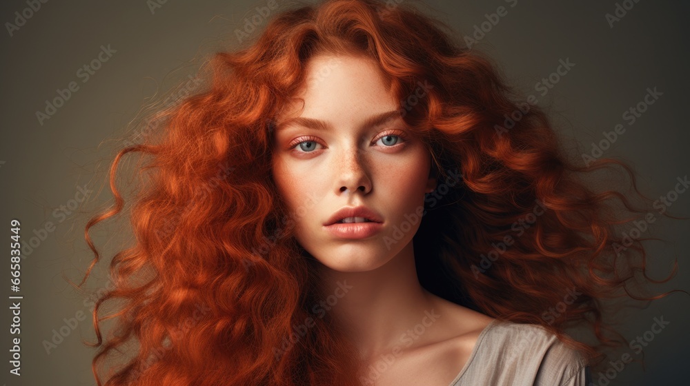 Studio portrait of a beautiful young woman with beautiful makeup on a plain background. Style, fashion and beauty concept Studio portrait of a beautiful young woman with beautiful makeup on a plain background. Style, fashion and beauty concept