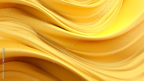 Golden wavy silk motion background seamless loop