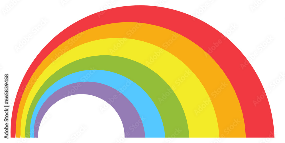 Rainbow arch icon. Color LGBT rights symbol Rainbow arch icon. Color LGBT rights symbol
