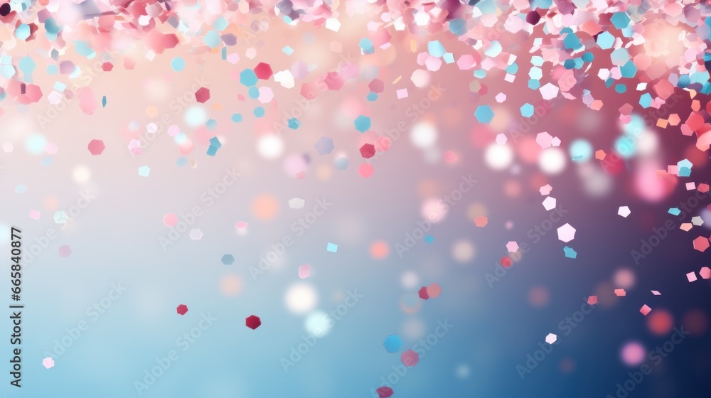 Holiday background with confetti Holiday background with confetti