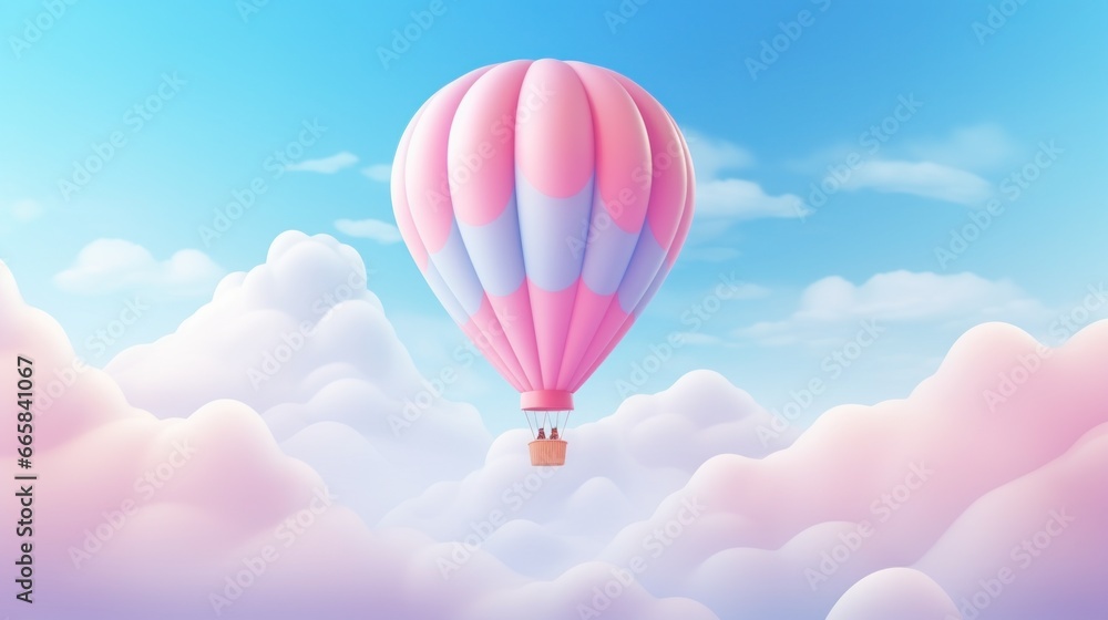 Pink air balloons