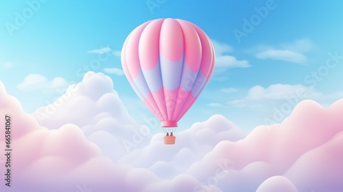 Pink air balloons