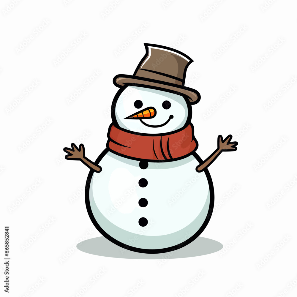 snowman with hat snowman with hat