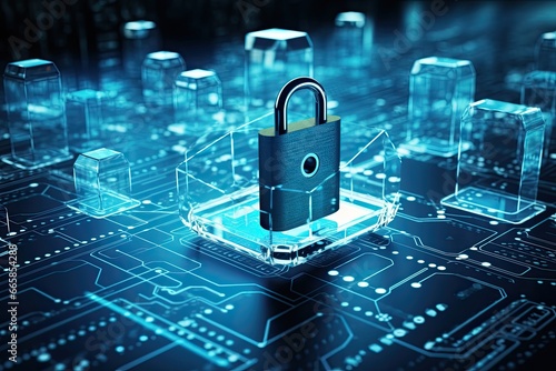 Security and cyber protection network protectionCyber Security Data Protection Business Technology Privacy concept photo