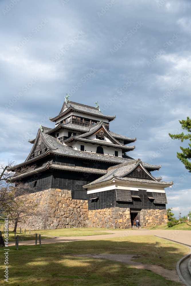 Donjon of Matsue castle in Shimane, Japan