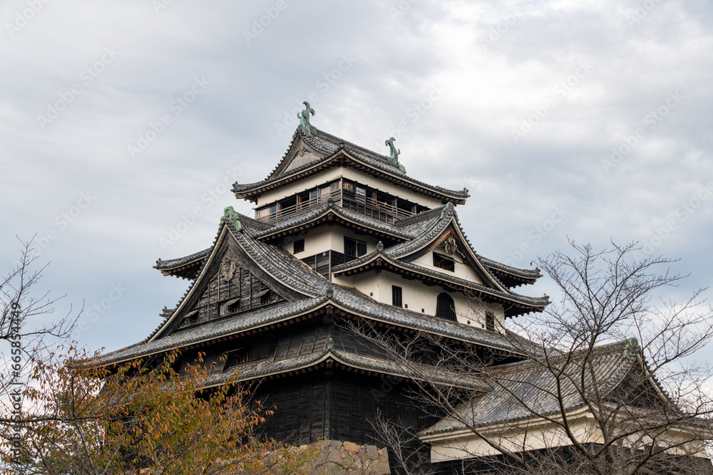 Donjon of Matsue castle in Shimane, Japan