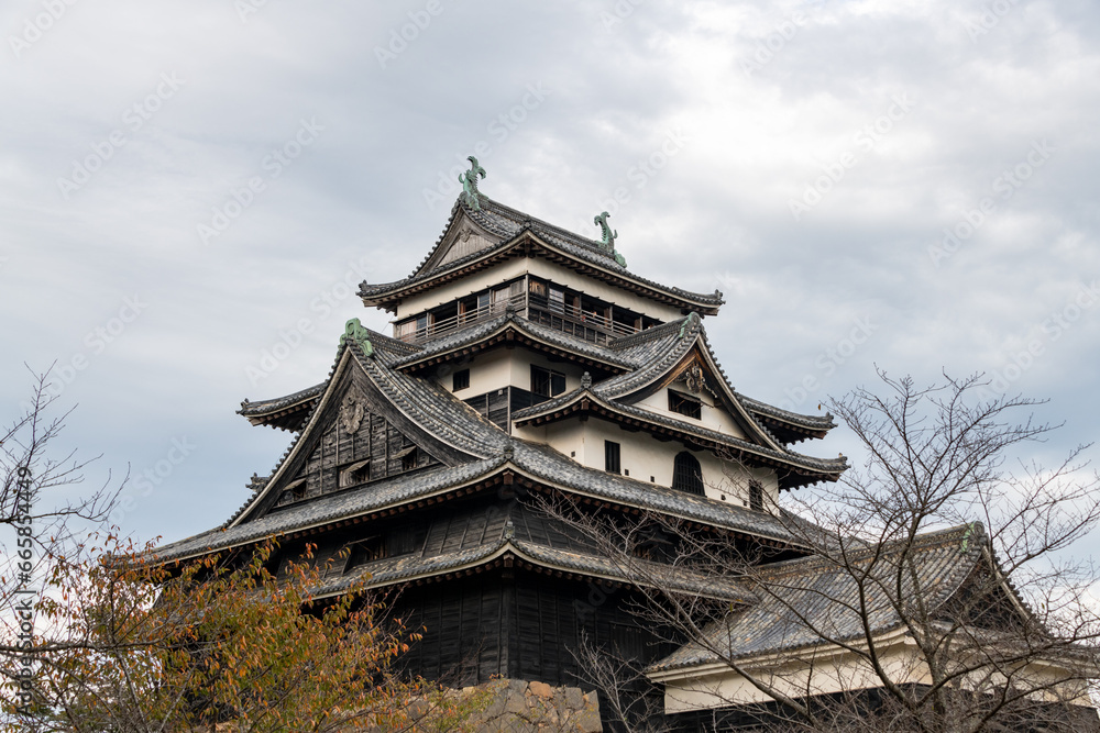 Donjon of Matsue castle in Shimane, Japan Donjon of Matsue castle in Shimane, Japan