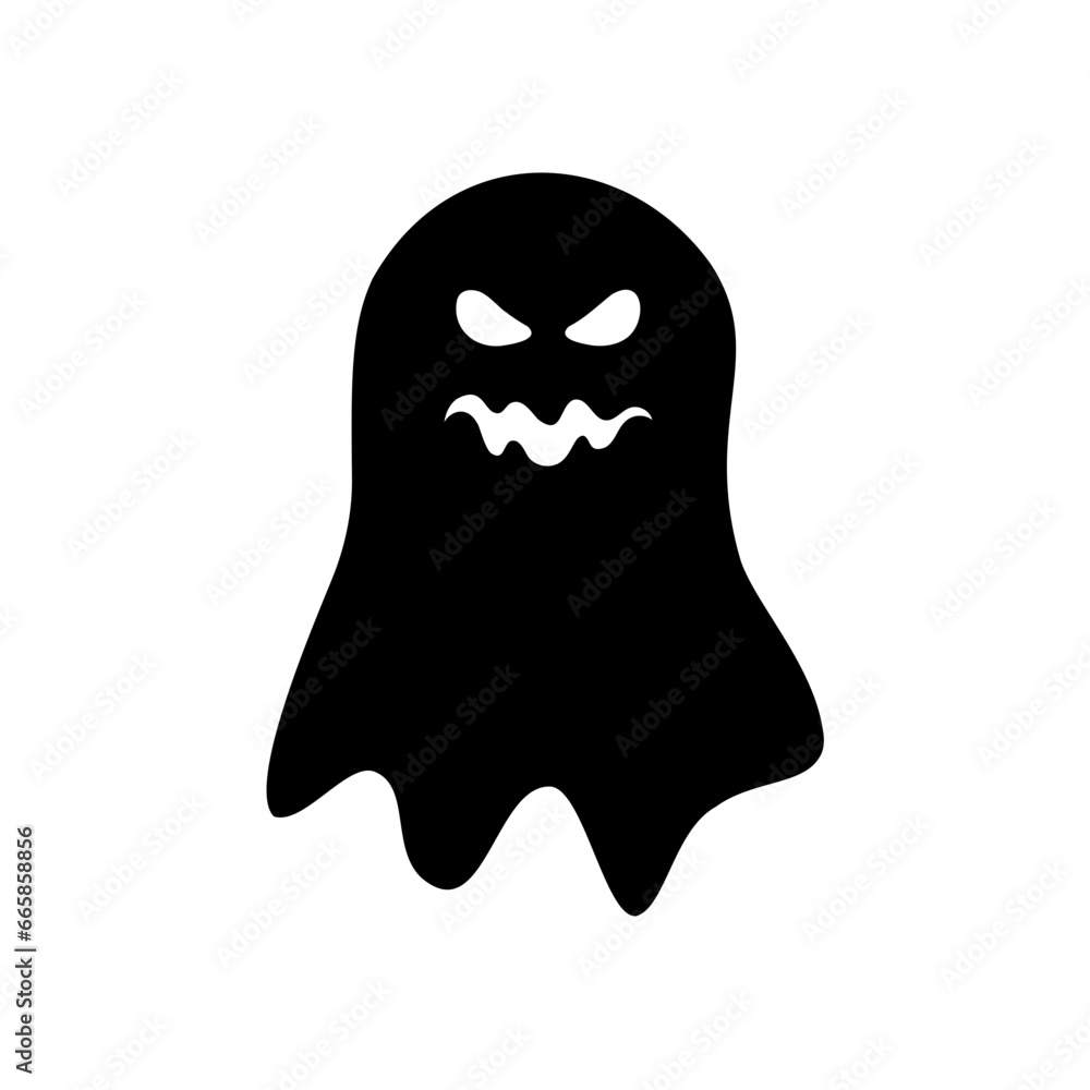 Halloween Ghost Icon Vector