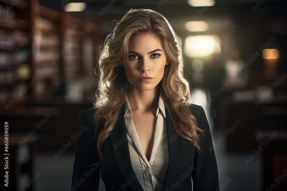 Obraz premium A woman lawyer portrait