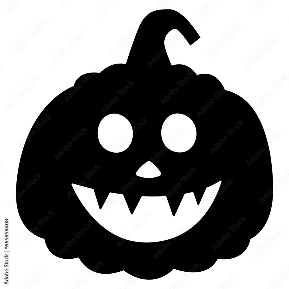 Halloween Pumpkin Face Vector Icon Halloween Pumpkin Face Vector Icon
