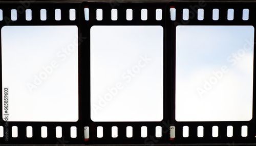 film frame with a transparent background