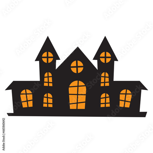 Halloween House Vector Icon