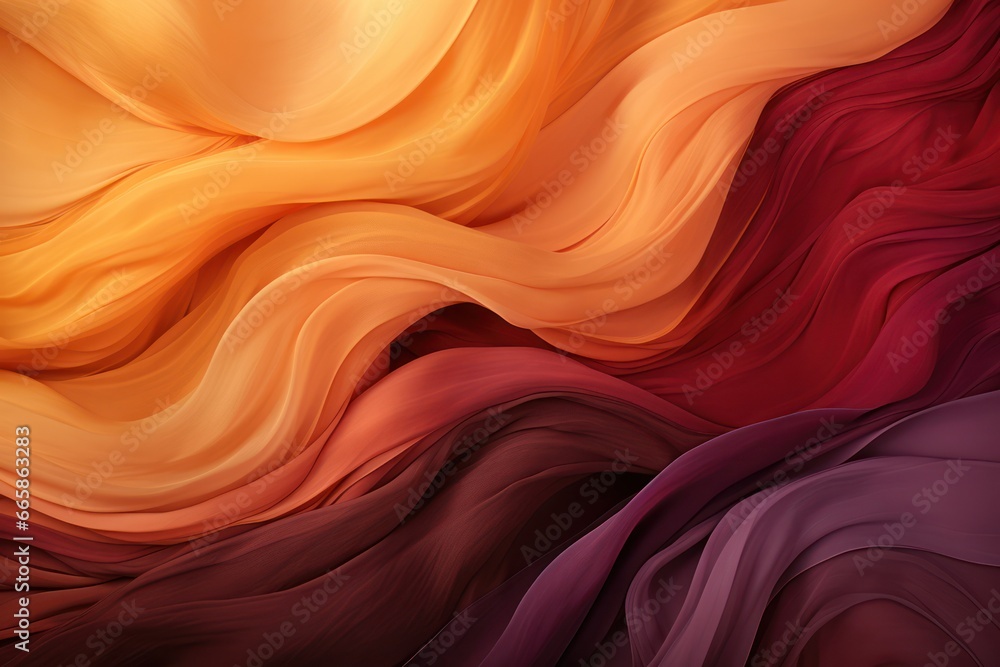 Burnt Orange and Rust Art Background in Autumnal Palette, Silk Fabric Burnt Orange and Rust Art Background in Autumnal Palette, Silk Fabric