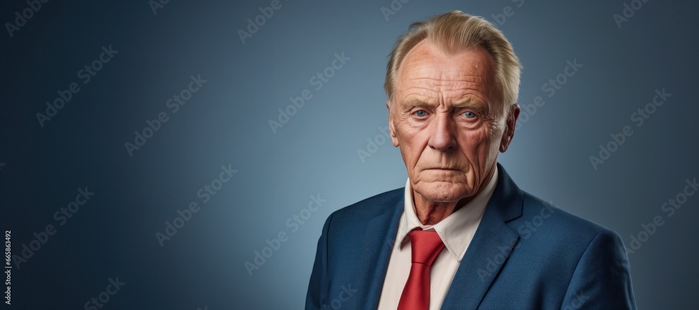 Mature businessman serious face portrait Mature businessman serious face portrait