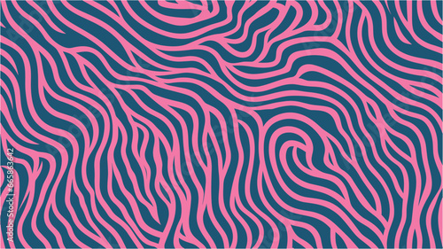 COVER DESIGN. EPS 10. Waved lines pattern. Trendy design with geometric shapes. Texture with pattern. Abstract EPS 10 illustration. Digital image with a psychedelic stripes.