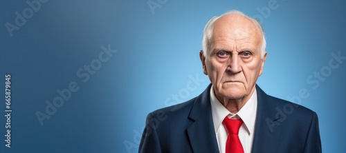 Mature businessman serious face portrait