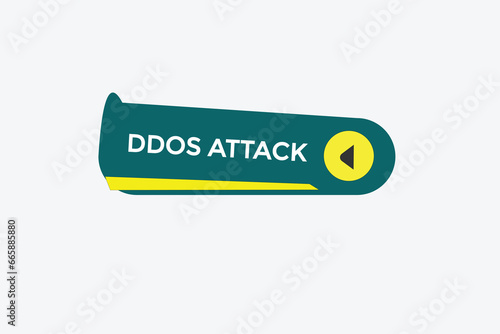  new ddos attack, website, click button, level, sign, speech, bubble  banner, 
