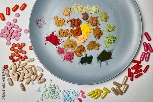 Dietary supplement manufacturing powders superfoods greens reds roots