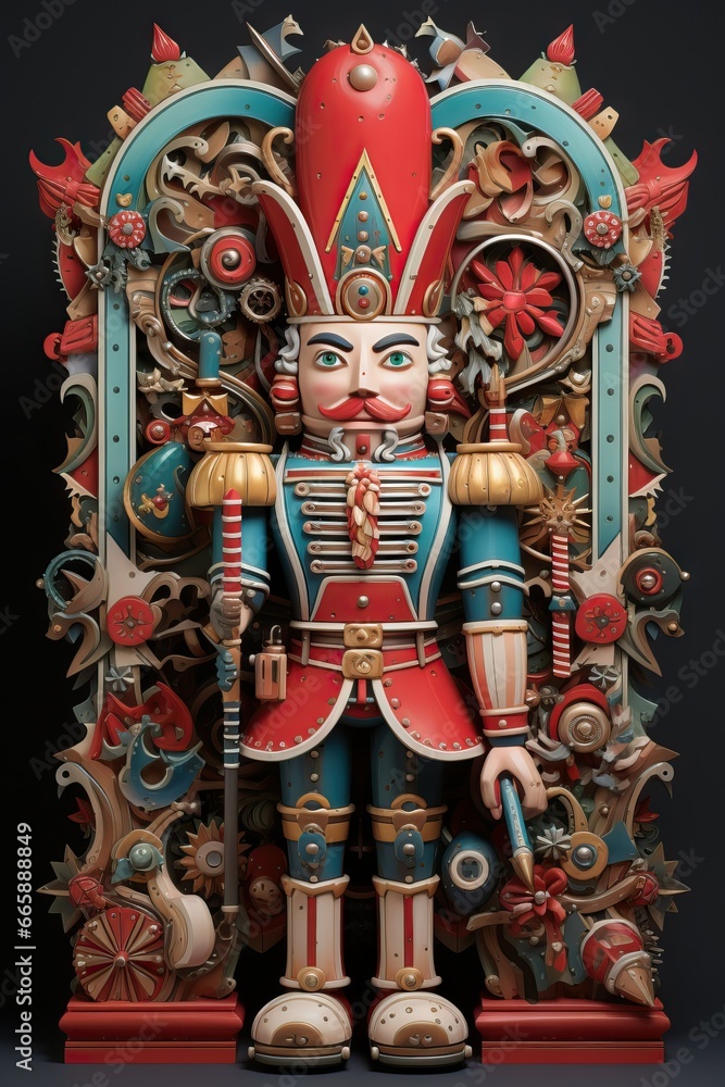 Fototapeta premium Christmas Nutcracker