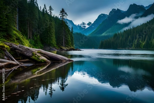 **The Great Bear Rainforest, British Columbia, Canada: This remote wilderness on the western coast of Canada is a haven for wildlife and one of the largest temperate rainforests in the world. Its pris