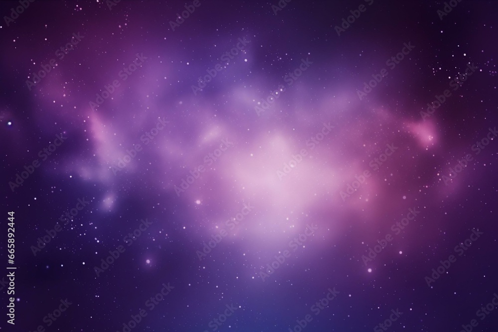 Purple gradient background with grainy noise effect and vintage style. Abstract space design with light textured nostalgia and lo-fi aurora. Generative AI