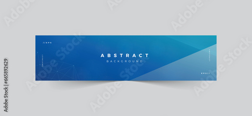 Abstract technology linkedin banner template