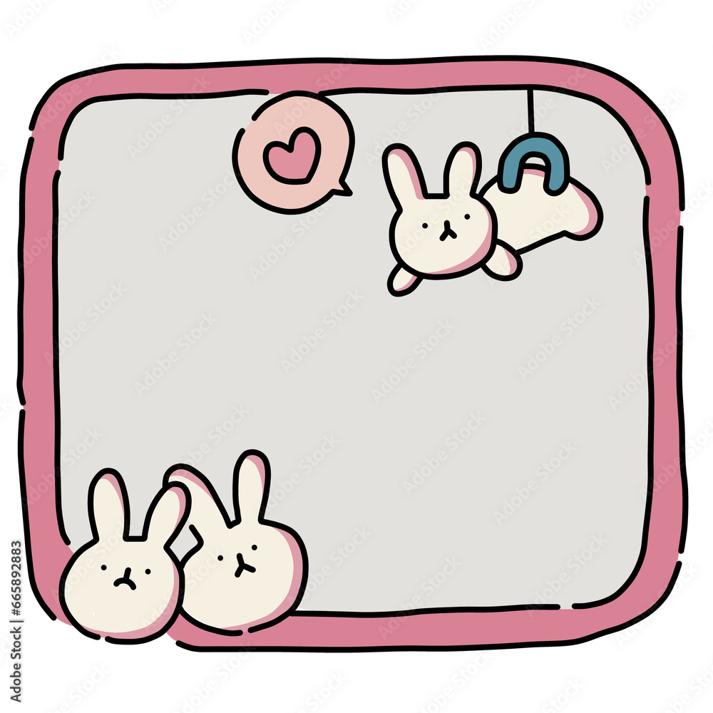 rabbit with sign rabbit with sign