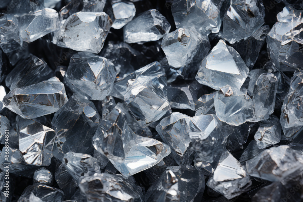 diamond ore material texture, closeup