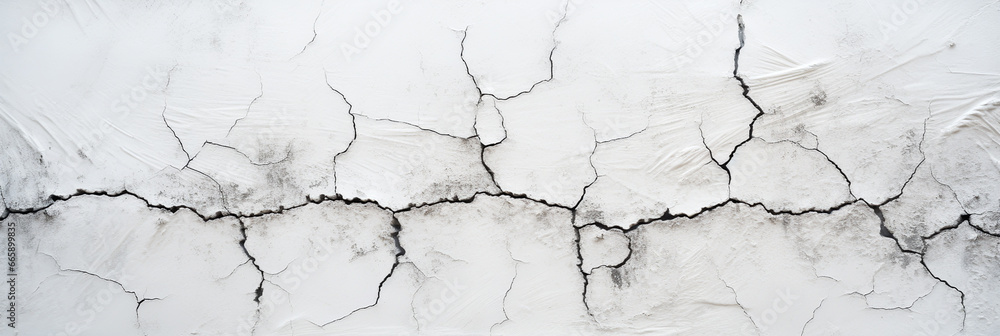 CRACK ON OLD DIRTY WALL HORIZONTAL IMAGE. image created by legal AI
