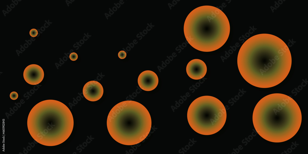 Collection of realistic soap bubbles. Bubbles are located on a transparent background. Vector flying soap bubbles