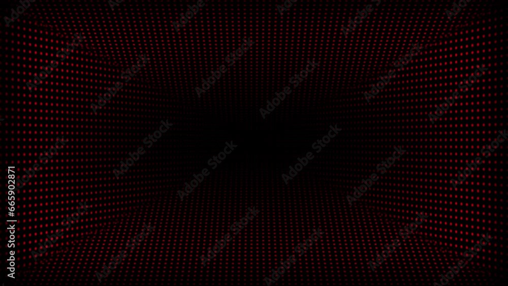 Abstract technology dark background. Moving dots and grid background for logo intro Abstract technology dark background. Moving dots and grid background for logo intro